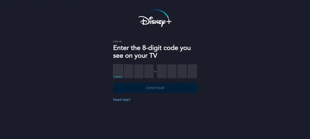 Disneyplus Com/Begin 8 Digit Code Tv