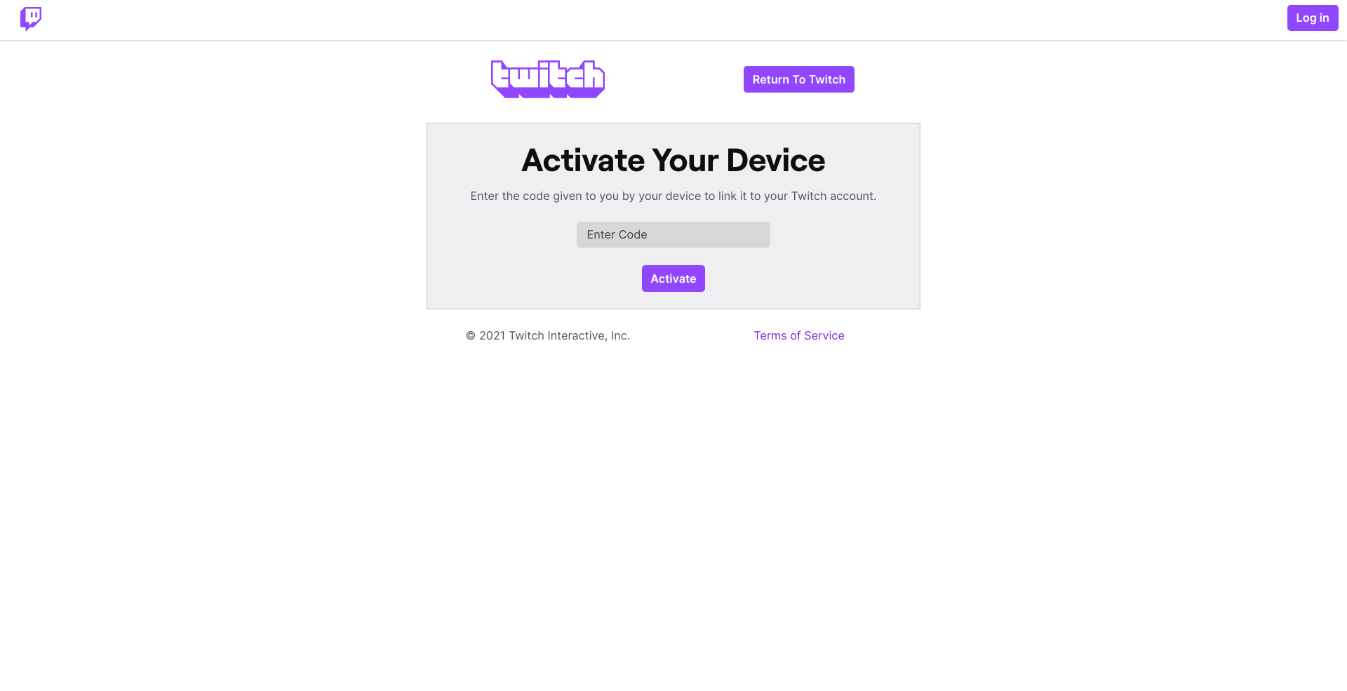 twitch.tv/activate – Activate Your Device